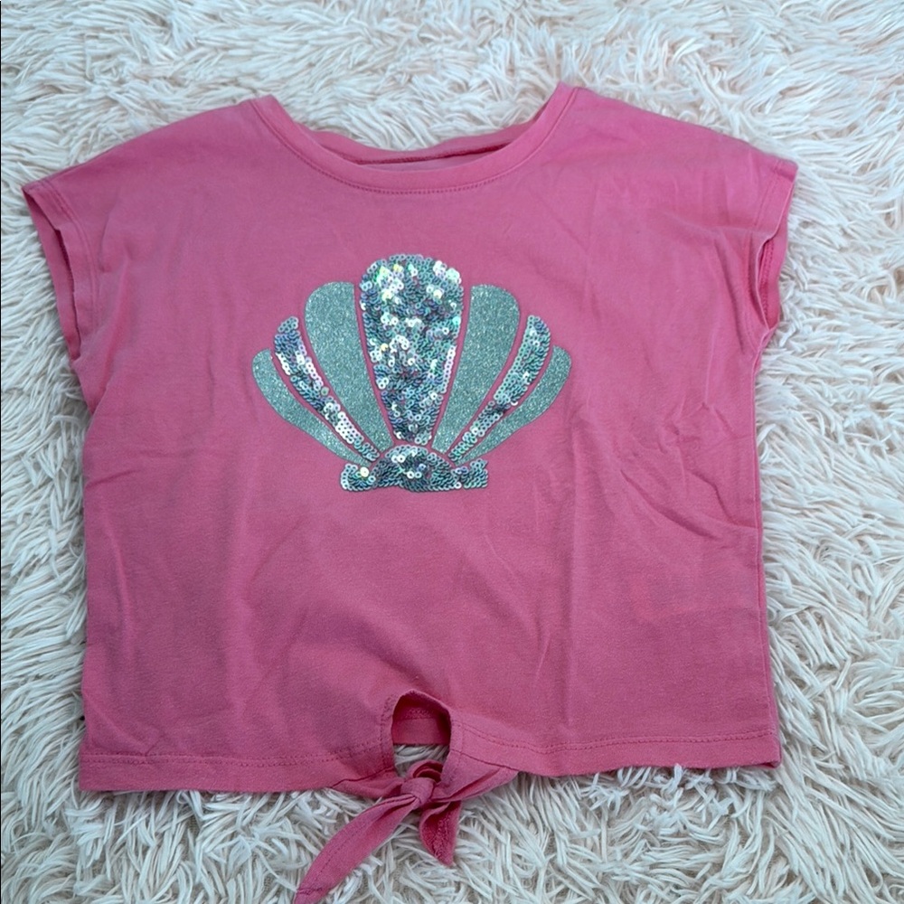 The Children's Place Pink Sequin Shell Tee